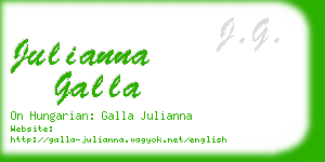 julianna galla business card